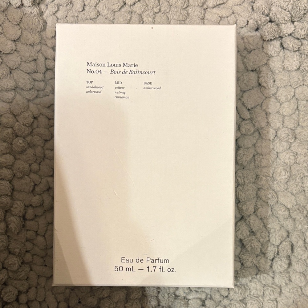 Maison Louis Marie No.04 Bois de Balincourt Eau de Parfum - Cream